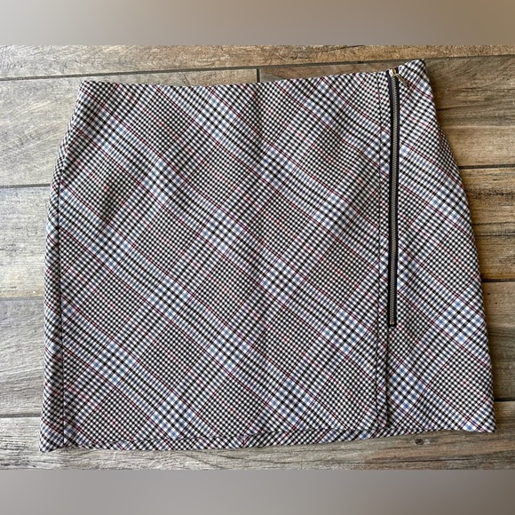 White House Black Market Women's Skirt Plaid Multicolor Size 14 - Picture 1 of 10